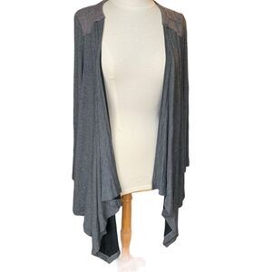 Chico’s Zenergy Retreat Cable Knit Duster Cardigan Sweater Jacket Women’s L 2